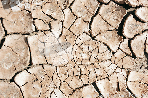 Image of dry mud desert background texture