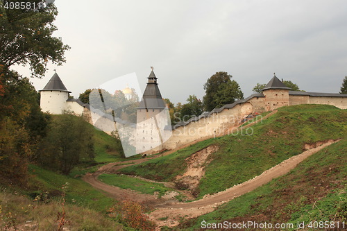 Image of Towers and walls of the old Pskov fortress
