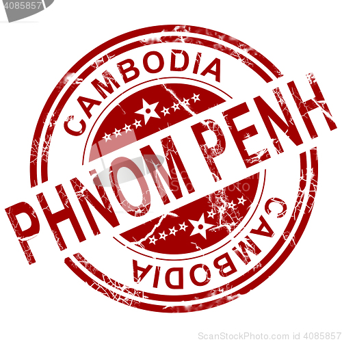 Image of Red Phnom Penh stamp 