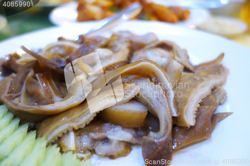 Image of Pig ears cold dish