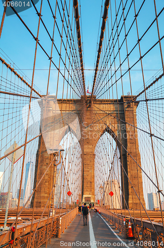 Image of Brooklyn bridge in New York City