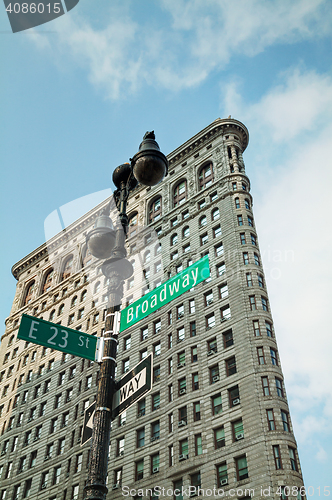 Image of Broadway sign in New York City, USA