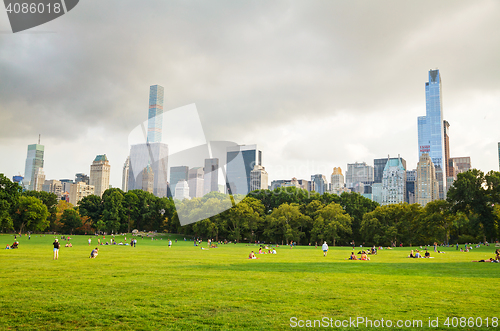 Image of Manhattan cityscape as seen from the Central park