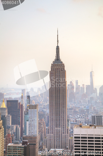 Image of New York City aerial overview