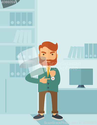 Image of Angry businessman