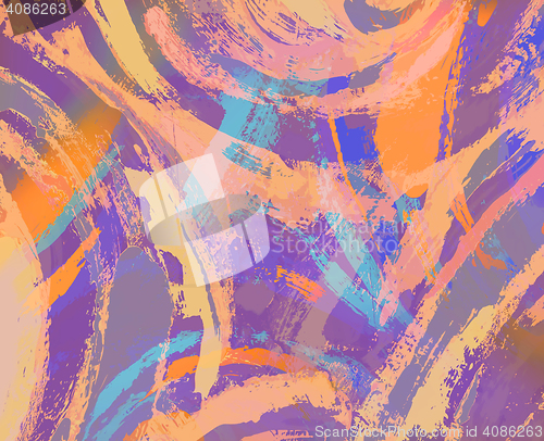 Image of digital painting abstract background