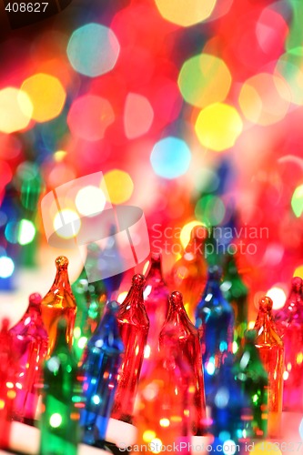 Image of Festive christmas lights