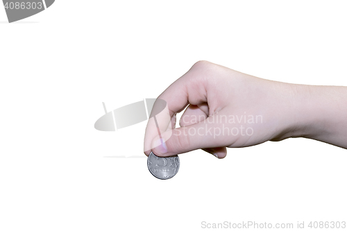 Image of Hand gives coin