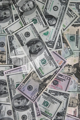 Image of Dollar bills money background
