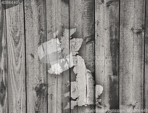 Image of Map of Great Britain on wood,