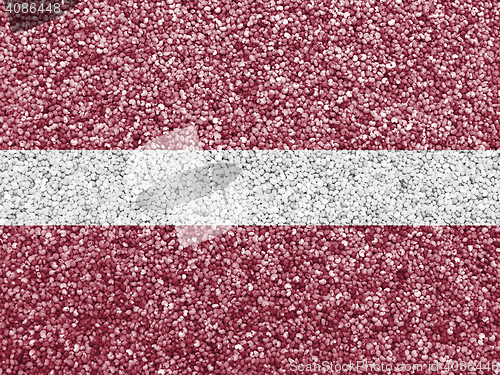 Image of Flag on poppy seed