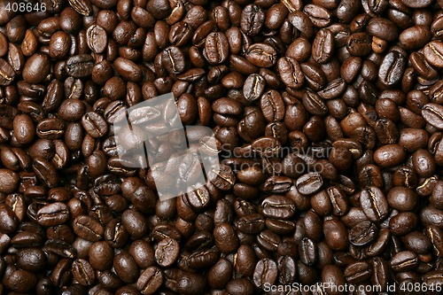 Image of fresh coffee beans background