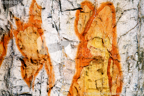 Image of lanzarote spain  texture of a broke