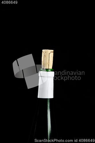 Image of Wine bottle top with cork
