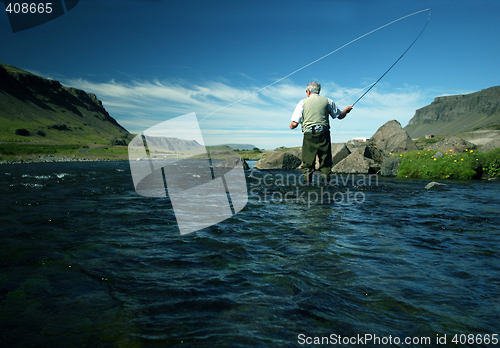 Image of flyfishing