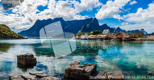 Image of Panorama Lofoten archipelago islands