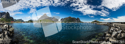 Image of Panorama Lofoten archipelago islands