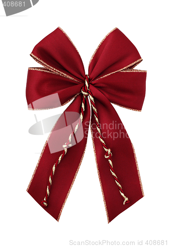 Image of Retro giftbow isolated with path