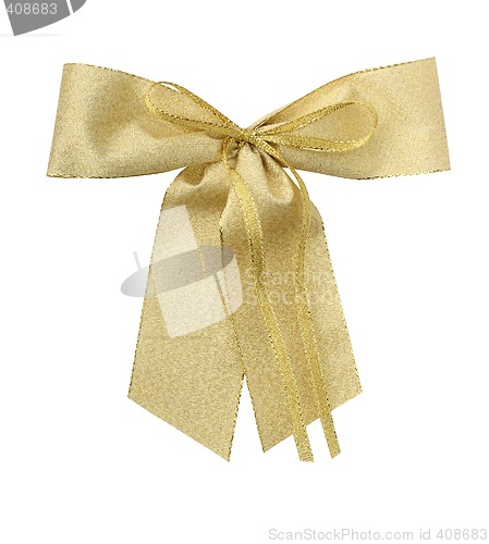 Image of Golden giftbow with path