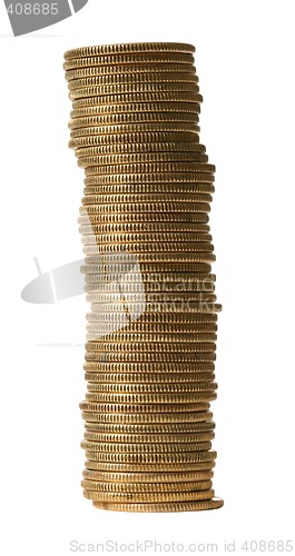 Image of Gold coins with clipping path