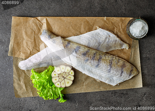 Image of fresh raw fish fillets