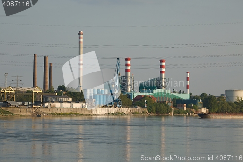 Image of Industrial Facilities by the river