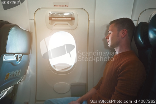 Image of Comfortable traveling by airplane