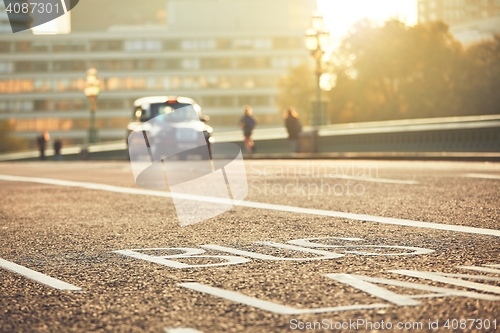 Image of Taxi on the street