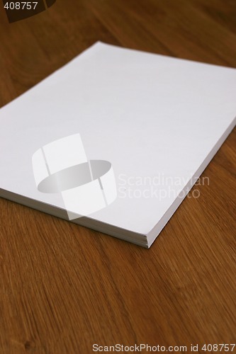 Image of Blank notepad