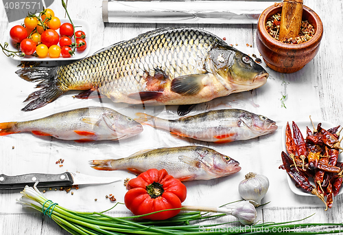 Image of Cooking fresh carp