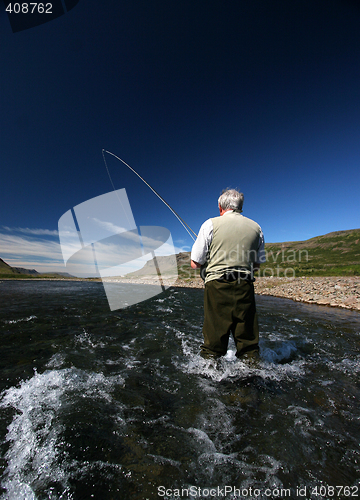 Image of Old man and the river