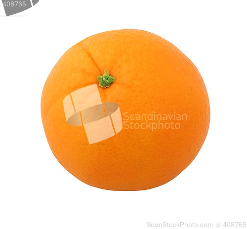 Image of Perfect orange isolated with path