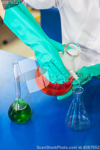 Image of Experiments in a chemistry lab