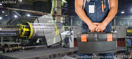 Image of Worker with instruments