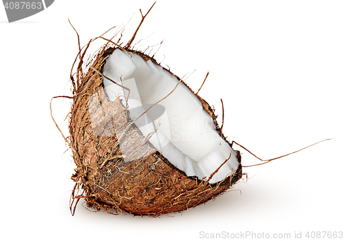 Image of Half coconut rotated