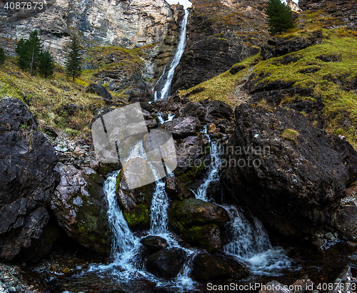 Image of Big waterfall Giraffe on river Shinok