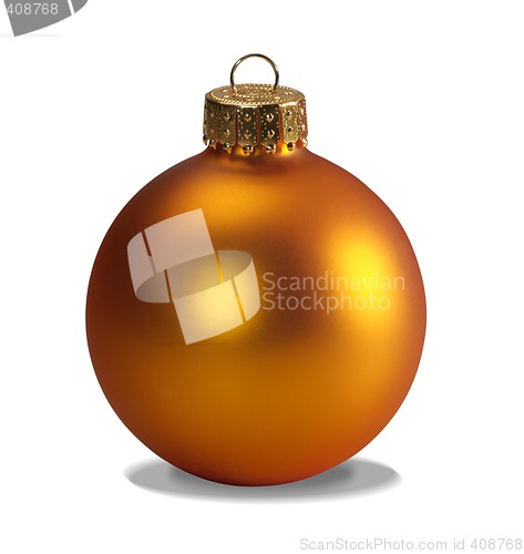 Image of Yellow ornament with clipping path