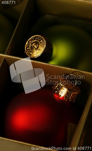 Image of Atmospheric xmas ornaments