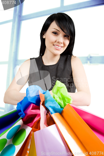 Image of Shopping woman