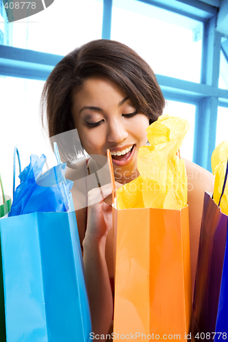 Image of Shopping woman