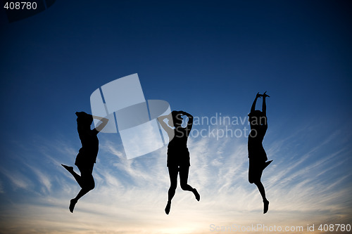 Image of Jumping with joy