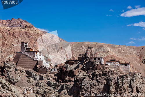 Image of Basgo monastery. Ladakh, India