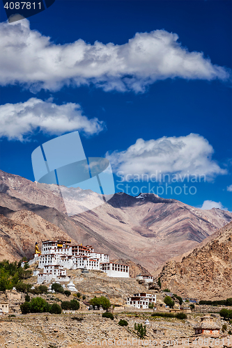 Image of Likir Gompa Tibetan Buddhist monastery in Himalayas