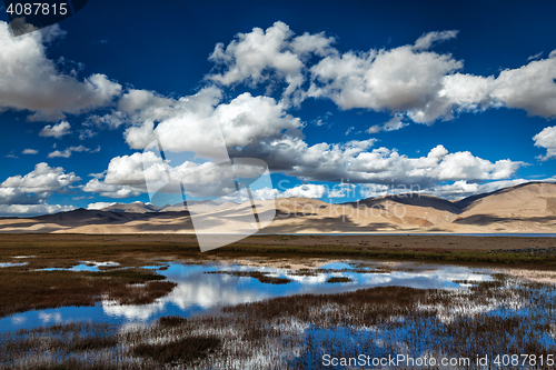 Image of Lake Tso Moriri in Himalayas. Ladakh, India