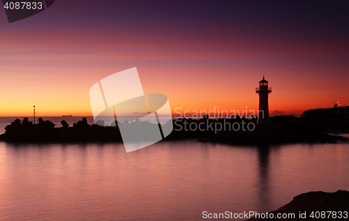 Image of Sunrise Wollongong Breakwater Lighthouse