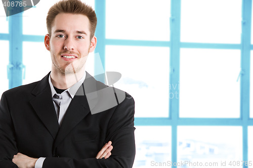 Image of Caucasian businessman