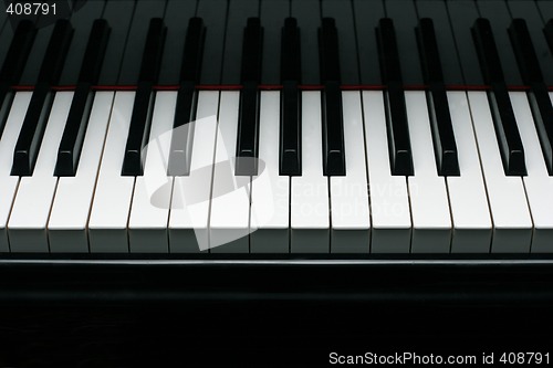 Image of Grand piano keys