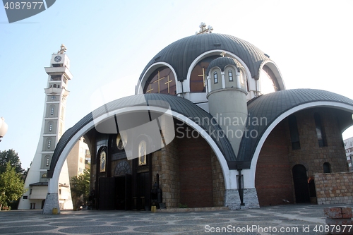 Image of Saint Clement orthodox church, Skopje Macedonia