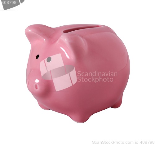 Image of Piggybank isolated on white with clipping path