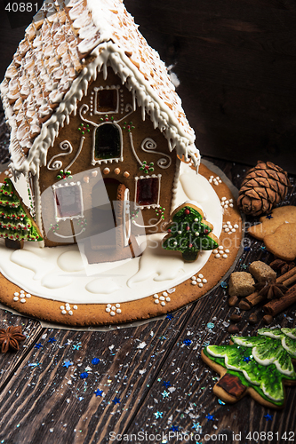 Image of Homemade gingerbread house